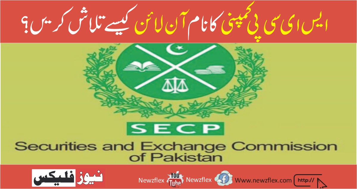 How to search SECP company name online