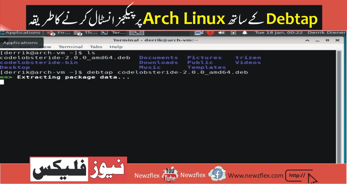 Install Debian packages on Arch Linux with Debtap