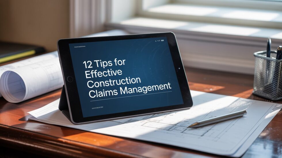 12 Tips for Effectıve Construction Claims Management